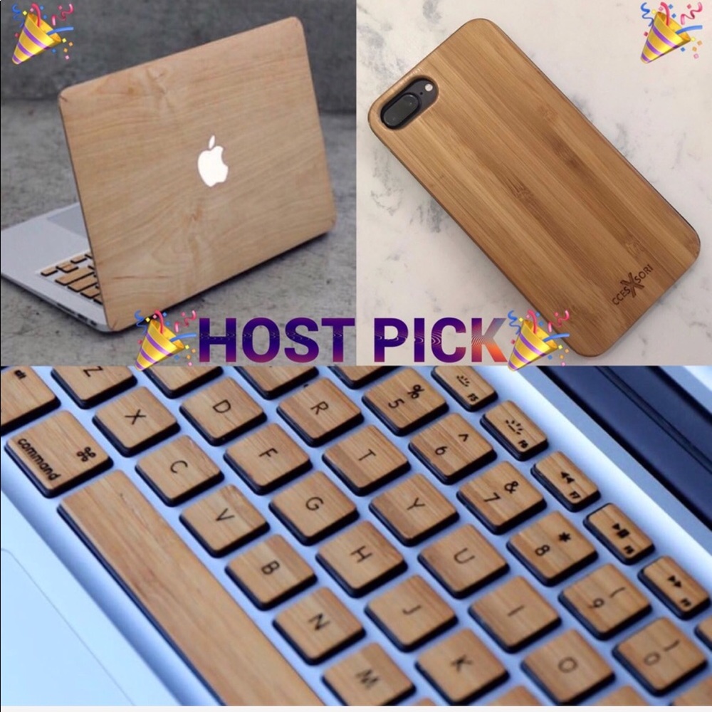 🌟HP🎉🌟REAL WOOD COMBO🌟 CHERRY/BAMBOO/WALNUT🎉